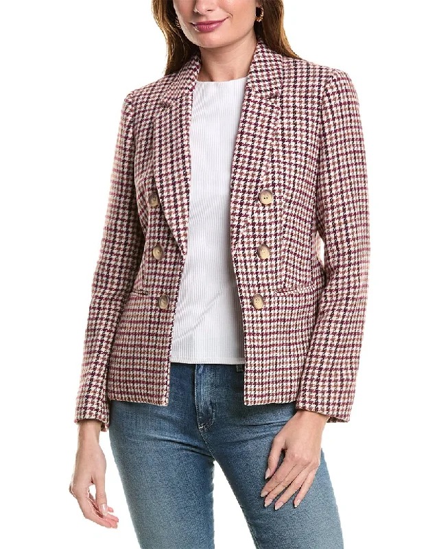 Jones New York Wool-Blend Blazer Women’s Double-breasted Blazer