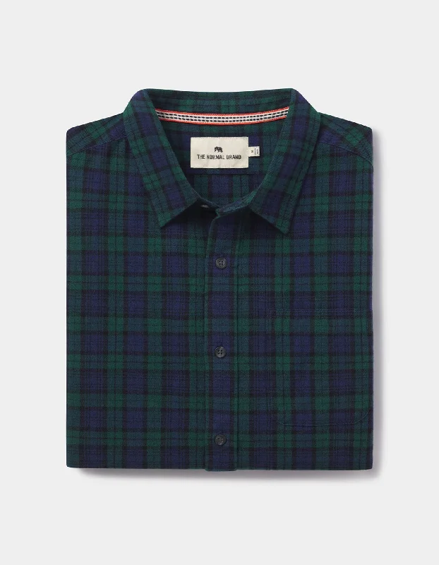 Nikko Button Up Shirt in Alpine Plaid