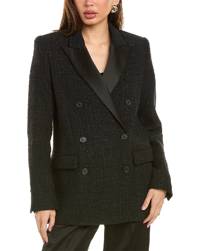 IRO Adelaide Wool-Blend Jacket Classic Blazer Jacket