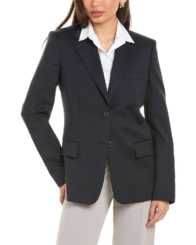 Helmut Lang Classic Wool Blazer Printed Blazers for Women