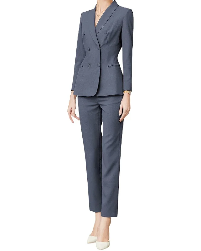 Anette 2pc Blazer & Pant Set Elegant Blazer Look