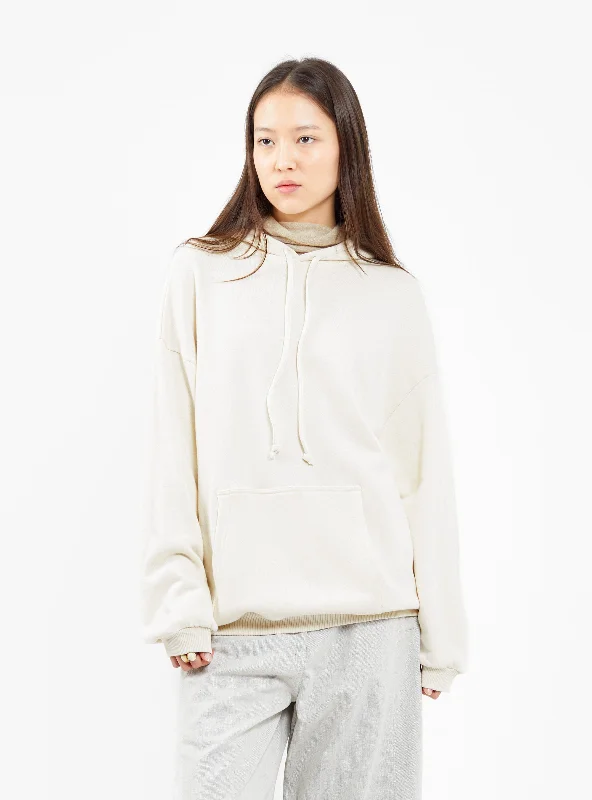 Rim Hoodie Undyed Cotton Hoodie Sweatshirt