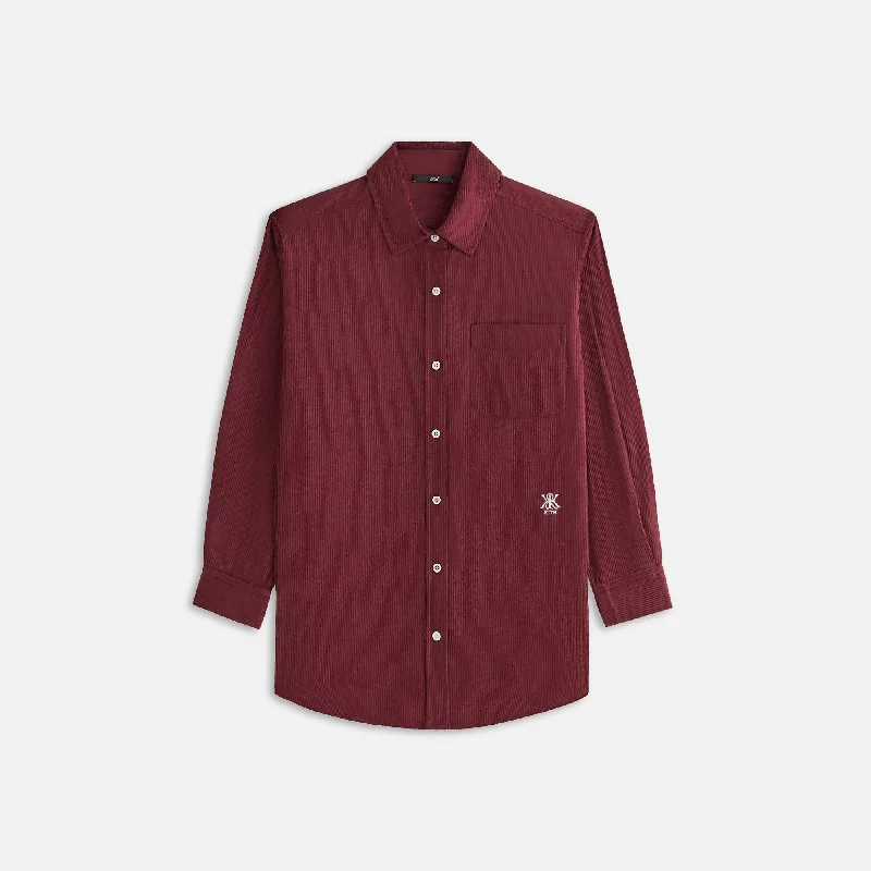 Kith Women Ora II Cord Shirt - Magma Turtleneck sweaters