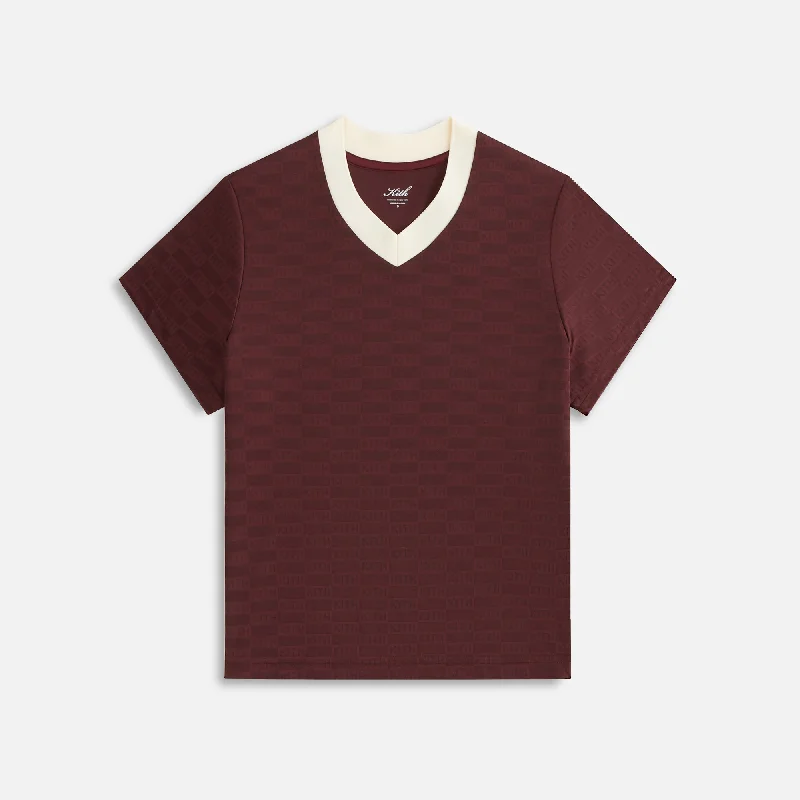 Kith Women Nicci Monogram Jersey - Magma Best sweaters for layering