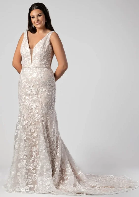 Kennedy Blue Drake Sample Sale Satin Wedding Dress