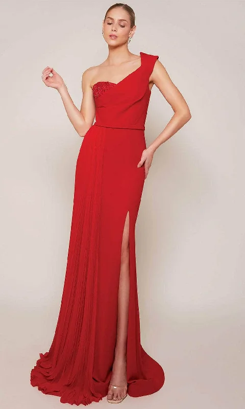 Alyce Paris 27650 - One Shoulder Side Draped Formal Gown Boho party dresses