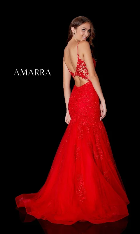 Amarra Long Formal Dress 87226 Smocked maxi dresses