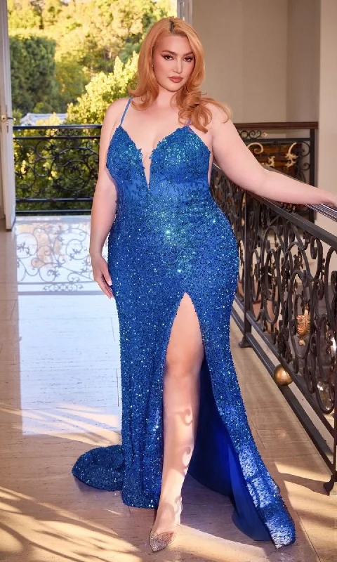 Long Plus-Size Formal Dress Cd840C by Ladivine Street style maxi dresses