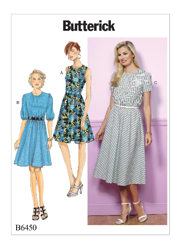 CLEARANCE • BUTTERICK PATTERN MISSES'/MISSES' PETITE GATHERED DRESSES 6450 Fashion Nova floral dresses