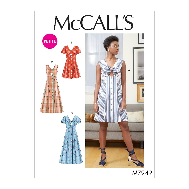 CLEARANCE • McCall's Pattern MISSES'/MISS PETITE DRESSES 7949 Cottagecore floral dresses