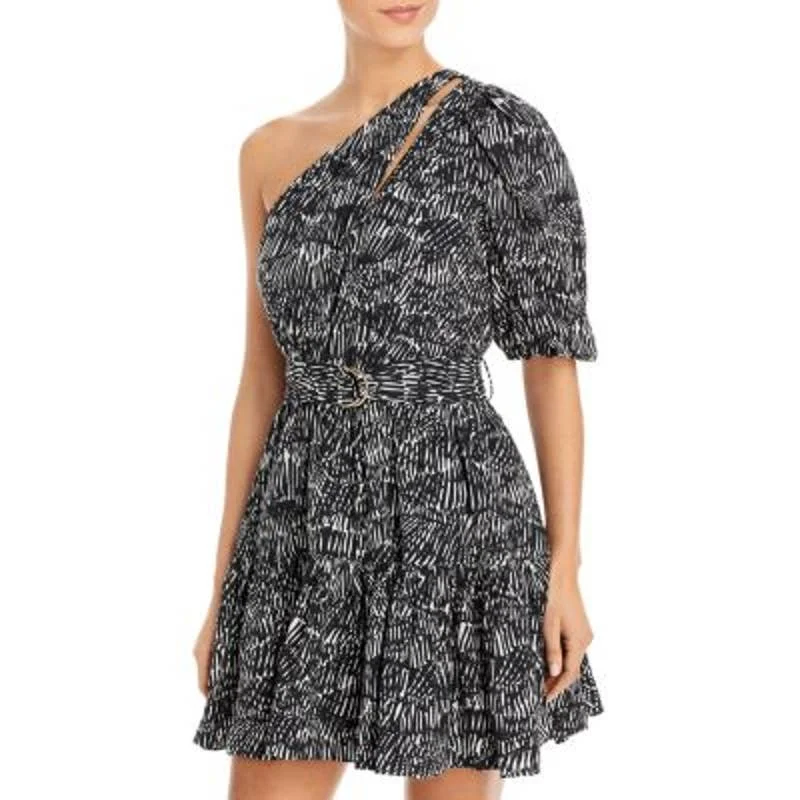 Jonathan Simkhai Ladies Black & White "Adriana" Abstract Print Dress Bodycon floral dresses