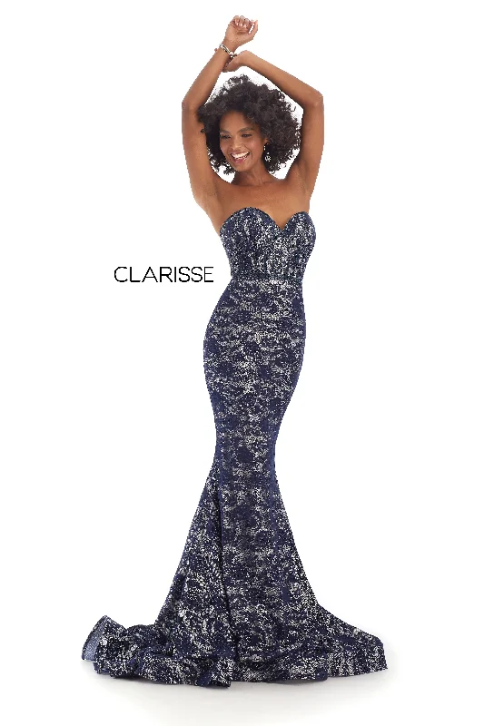 Clarisse -8242 Strapless Mermaid Prom Dress Anniversary unclassified dresses