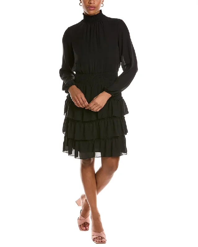 Nanette by Nanette Lepore Tiered Mini Dress Comfortable Mini Skirt