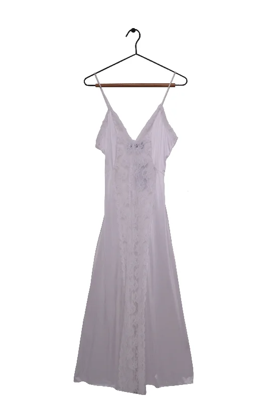 White Lace Maxi Slip Dress USA Bohemian Maxi Skirt